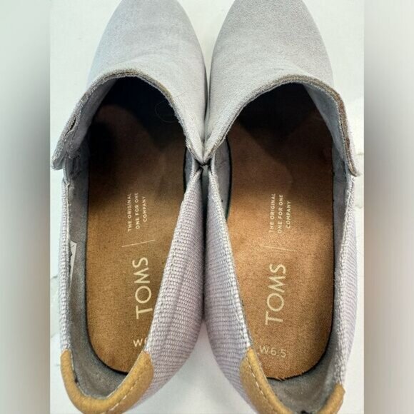 TOMS suede gray  booties - Picture 8 of 8